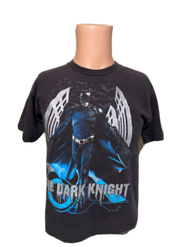 YOUTH Batman The Dark Knight Faded Black Shirt Size XL