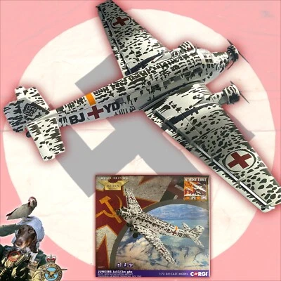 CORGI AVIATION JUNKERS JU-52 /3M G6E BJ+YD MEDICAL EVACUATION STALINGRAD 42: NEW - Image 1 of 4