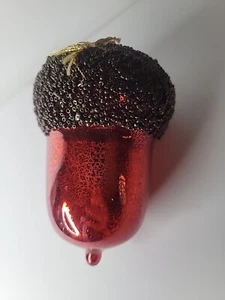 Grande ornamento ghianda in vetro ~ spedizione gratuita - Foto 1 di 6