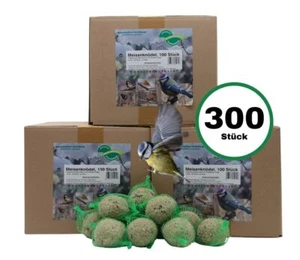 Anhaltiner Meisenknödel 300St. mit Netz Rindertalg Wildvögel Energiequelle Fett - Bild 1 von 8