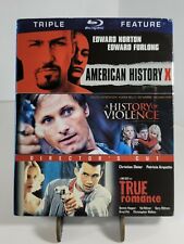 American History X + History Violence + True Romance (Bluray, 2012) NEW w/Sleeve