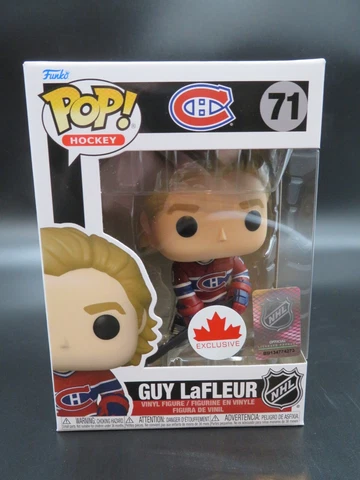 GUY LaFLEUR, Canada Exclusive Funko POP NHL Figure, Montreal Canadiens, New Cover