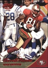1999 Pacific Red San Francisco 49ers Football Card #360 Terrell Owens