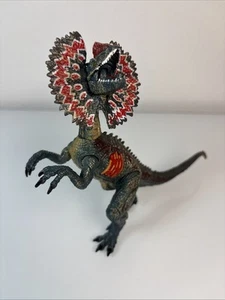 Dilophosaurus Dinosaurier Actionfigur Spielzeug NKOK Brüllen Sound funktioniert neue Batterien - Bild 1 von 8