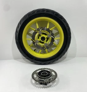 ♻️ Lexmoto LXS 125 2019-2024 Rear Wheel with Tyre Sprocket Carrier & Brake Disc - Picture 1 of 24