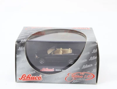 Schuco Modellauto PKW BMW 3er Cabrio Schwarz 1:87 - Bild 1 von 2