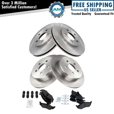 Kit de pastillas de freno y rotor semimetálico para Dodge Neon 2000-2005 Plymouth 2000-2001 Foto 1 de 4