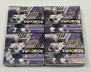 4- 2022-23 UD Synergy Hockey Sellado de Fábrica Hobby Box Matt Boldy Matty Beniers - Imagen 1 de 10