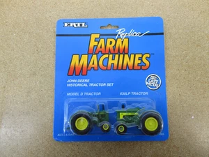 John Deere D 630LP tractor SET ERTL 1/64 Farm Machines diecast toy B14 Z - Picture 1 of 4