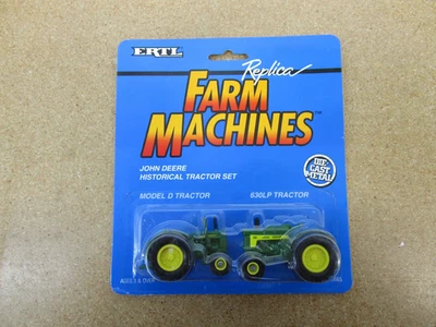 John Deere D 630LP tractor SET ERTL 1/64 Farm Machines diecast toy B14 Z - Image 1 of 4