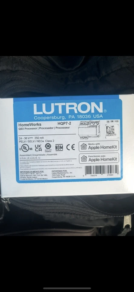 Procesador Lutron Homeworks QSX HQP7-2 ¡Nuevo en caja!!! Foto 1 de 1