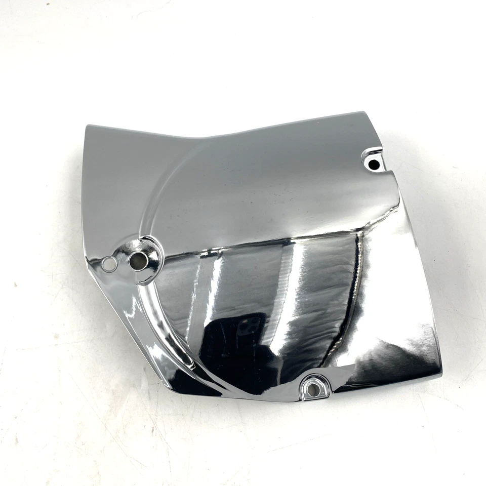 Cubierta de polea de piñón de tracción delantera cromada OEM Harley 34910-04 04-22 Sportster XL Foto 1 de 4