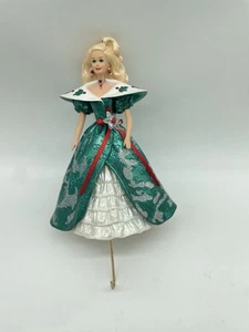 Vintage Hallmark Holiday Barbie Christmas Stocking Hanger 1996 - Picture 1 of 12