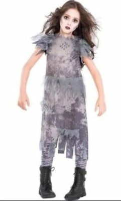 Disfraz de zombi fantasmal para niñas MEDIANO (8-10 años) Foto 1 de 4