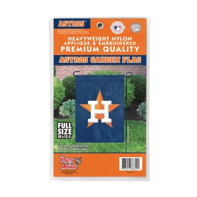 MLB - Houston Astros Premium Garden Flag - 18" x 12.5" - Image 1 of 3