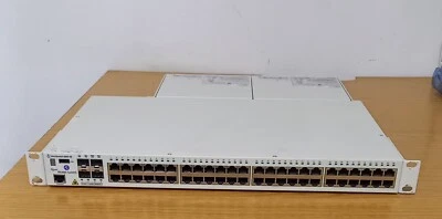 Alcatel Lucent OmniSwitch 6850-48 1U 48-Port Switch 2x PS-126W-AC - Image 1 of 4
