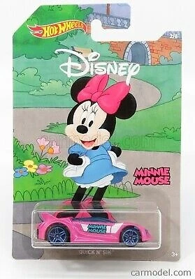 Hot Wheels Disney Minnie GBB40 Macchinine Metallo Mattel Collezione 2/8 - Immagine 1 di 1