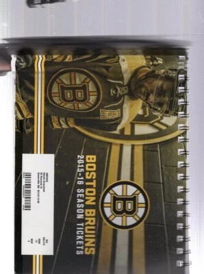 Boston Bruins 2015-16 Season Tickets Book  w Playoffs 56 tickets - Image 1 of 2