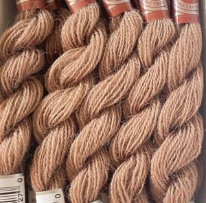 DMC Wool Embroidery Floss Medicis Dark Tan 8840 27.3yd Skein Box Of 10 - Picture 1 of 5
