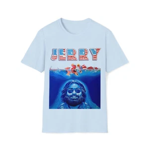 Unisex Cotton T-Shirt. Grateful Dead, Jerry Garcia - Picture 1 of 25