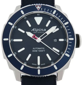 New Alpina Seastrong Diver 300 AL-525LBN4V6 Men's Watch Automatic New - Picture 1 of 11