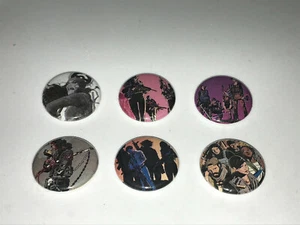 1" SET OF 6 THE OLD GUARD COMICS BADGE LAPEL BUTTONS PINS PINBACK [P4] - Picture 1 of 1