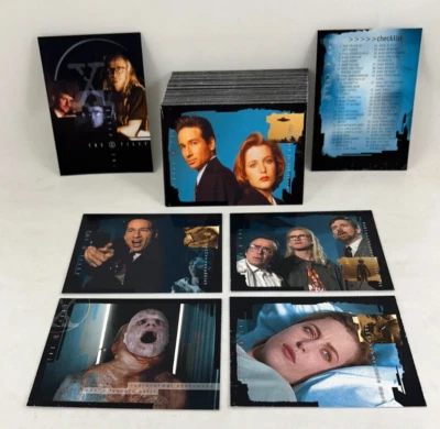 X-FILES SEASONS 4 & 5 Inkworks Complete Card Set DAVID DUCHOVNY w/ PROMO P2 - Image 1 of 4
