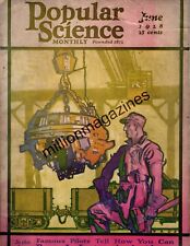 1928 Popular Science June - Dick Byrd; Dirigibles; Worthless home refrigerators
