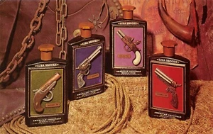 Ezra Brooks Classic Firearms Collection  Bourbon Whiskey Advertising Postcard - Picture 1 of 2