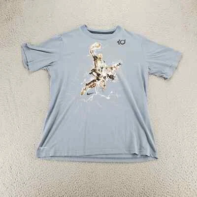 Camisa Nike Jóvenes Niños XL Gris KD Kevin Durant Baloncesto Gráfico Estampado Dri-Fit Foto 1 de 4