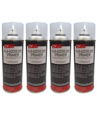 KUNSTSTOFFPRIMER 4x 400ml Kunststoff Haftgrund Haftvermittler Grundierung Primer - Bild 1 von 2