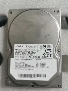 HITACHI 0Y30003 80GB IDE 7200RPM 3.5" Internal Hard Drive - HDS721680PLAT20 - Picture 1 of 3