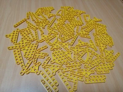 LEGO TECHNIC Großes Konvolut flache gelbe Liftarme / Technik gelb - Bild 1 von 4