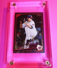 2009 Topps Updates & Highlights ,BLACK Border SSP #d/58, Chris Perez, Indians