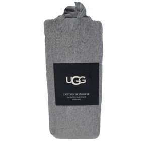 UGG Devon Chambray Kissenbezug Paar Standard Marineblau 20 x 30 Zoll Neu - Bild 1 von 8