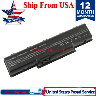 6Cells Battery for eMachines E725 E525 E627 BT.00607.067 AS09A31 AS09A41 AS09A51 - Image 1 of 2