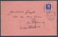 POSTA MILITARE 1942 Lettera da PM 127 a Modena (D8)