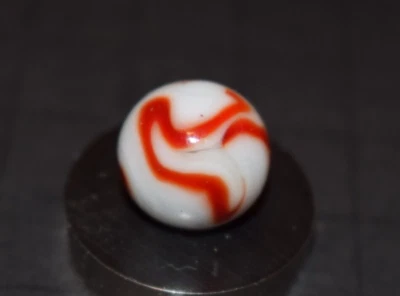 Vintage Alley/Ravenswood Flame Toy Marble Size .593"=19/32" MINT! - Image 1 of 4