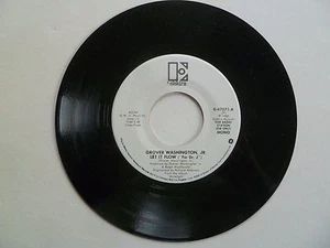 GROVER WASHINGTON JR - Let It Flow (For Dr. J) - Electra 45 RPM - Promo - M- - Imagen 1 de 3