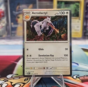 Aerodactyl - 142/165 - Holo Rare - Pokemon Scarlatto e Viola 151 - NM/M - Foto 1 di 2