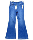 Sofia Jeans By Sofia Vergara Melisa Flare Pull On Mdwash High Rise Flare Size 12
