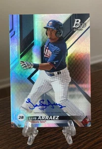 2019 Bowman Platinum Luis Arraez Auto SP rookie RC TOP-26 NM+ Signed - Picture 1 of 3