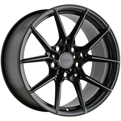 TSW Neptune 18x8.5 5x112 +43mm Satin Black Wheel Rim 18" Inch Foto 1 de 4