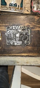 Vintage Nevada Gürtelschnalle 1982 von Siskiyou - Bild 1 von 1