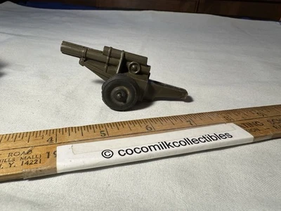 Juguete de plástico vintage años 60 cañón militar obús del ejército de Estados Unidos piezas o reparación Foto 1 de 4