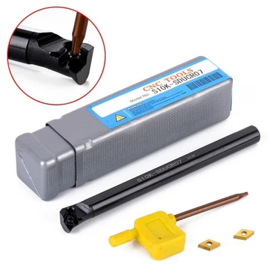 4x/Set S10K-SDUCR07 Internal Grooving CNC Cutting Lathe Turning Tools Boring Bar - Image 1 of 4
