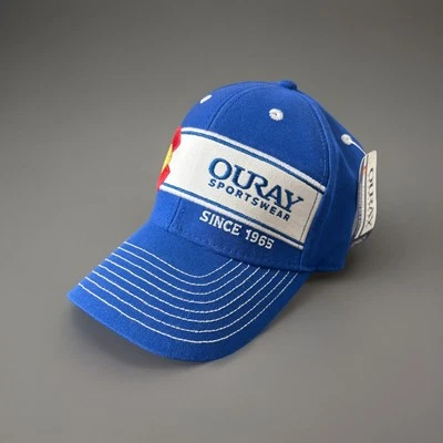 Ouray Ropa Deportiva Clásica Algodón Camionero Gorra Gorra Hombres Azul Blanco NUEVO Foto 1 de 4