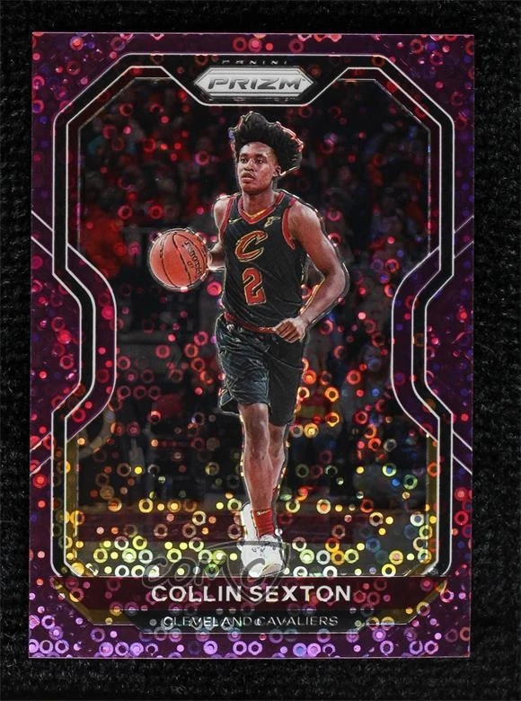 2020-21 Panini Prizm Fast Break Purple Prizm /75 Collin Sexton #225 - Image 1 of 2