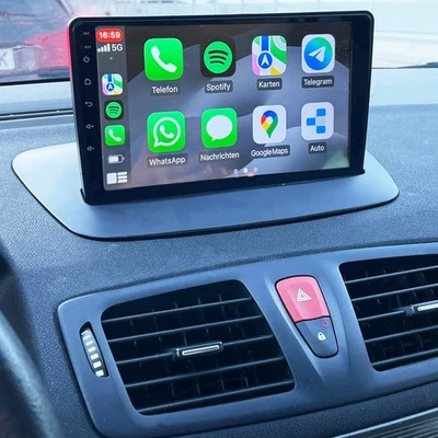 Für Renault Megane III Android 15.0 CarPlay Autoradio GPS Navigation WIFI SWC BT - Bild 1 von 4