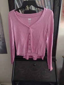 Girls So Brand Hot Pink Cardigan & Tank Top Set Size XL 14/16 - Picture 1 of 5